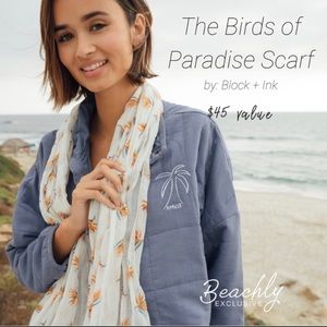 Block + Ink Birds of Paradise Scarf Beachly